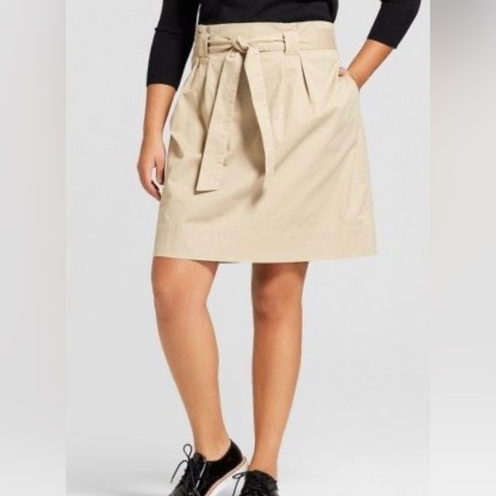 A New Day Khaki High Waist Skirt